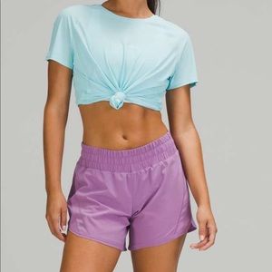 Lululemon track that mid-rise lined short 5”